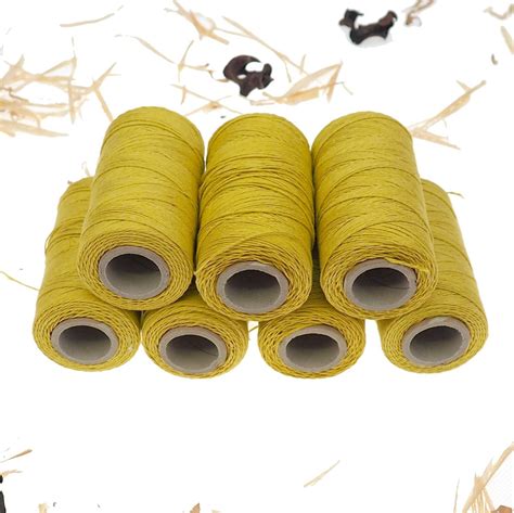 Green Grass Linen Thread Unwaxed Linen String Natural Warp Thread