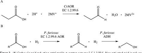 How to reduce carboxylic acids using lithium aluminum hydride (and borane). Figure 3 from Biocatalytic reduction of carboxylic acids ...