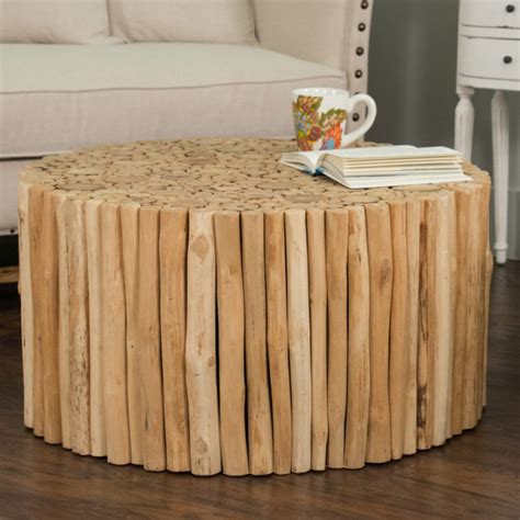 Round ewalt 4 legs coffee table. Jeffan Prelude Round Coffee Table | Hayneedle | Teak ...