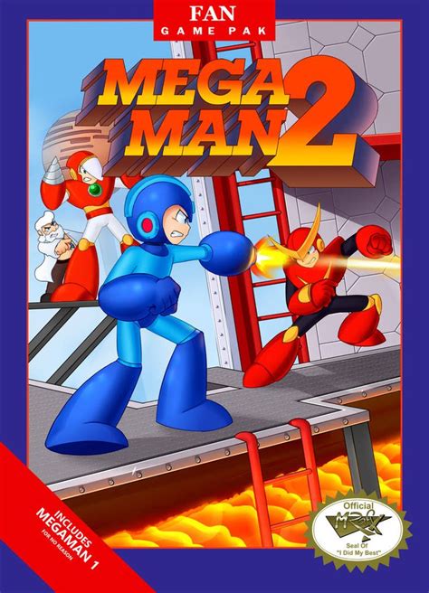 Mega Man 2 Remake Box Includes Mega Man 1 For No Reason Lmao Mega