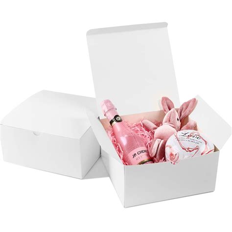 9 stylish companies that are making gift boxes cool. Moretoes White Boxes Gift Boxes 24pcs 8x8x4 Inches, Paper ...