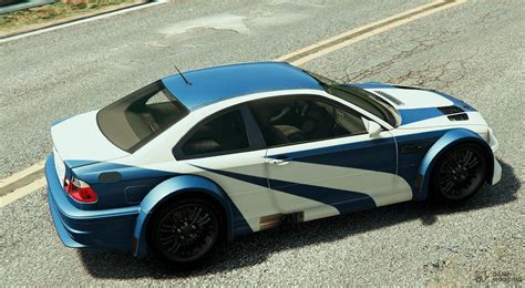 Acceleration is quick in this one also handling is very responsive. BMW M3 GTR E46 "Most Wanted" 1.3 for GTA 5