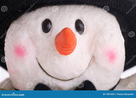 Snowman Happy Face Stock Photos Image 1581403