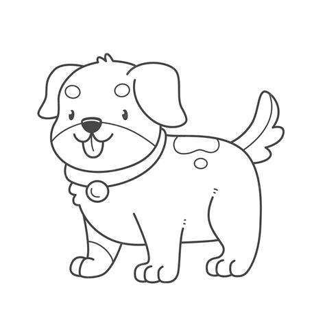 Cute Baby Dog Coloring Pages