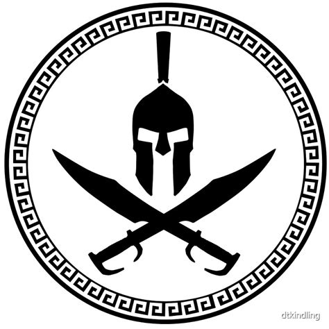 Spartan Shield Art Prints By Dtkindling Redbubble