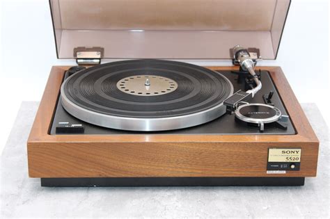 Vintage Turntable Sony Ps 5520 Fully Automatic Record Player Hifi