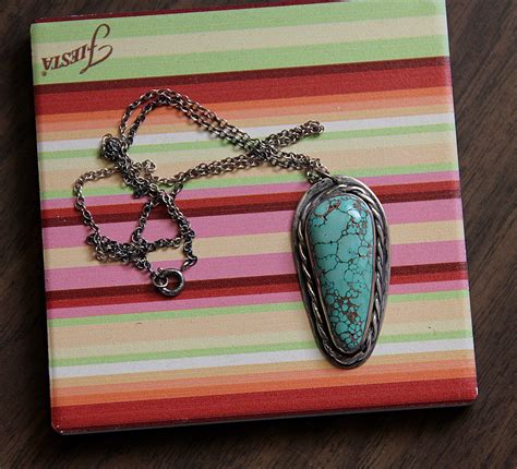 Vintage Turquoise necklace in 2020 | Vintage turquoise, Turquoise pendant necklace, Turquoise ...