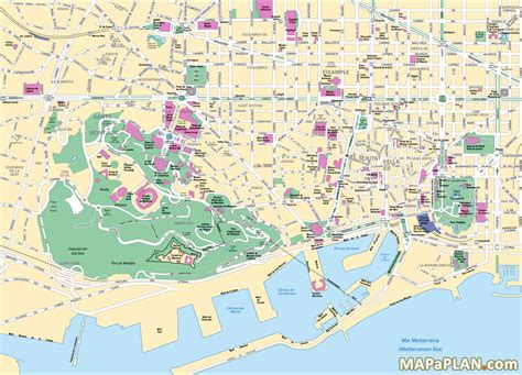 Barcelona Tourist Spots Map Travel News Best Tourist Places In The