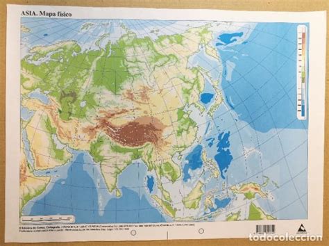 Mapa Fisico Mudo Asia Para Imprimir
