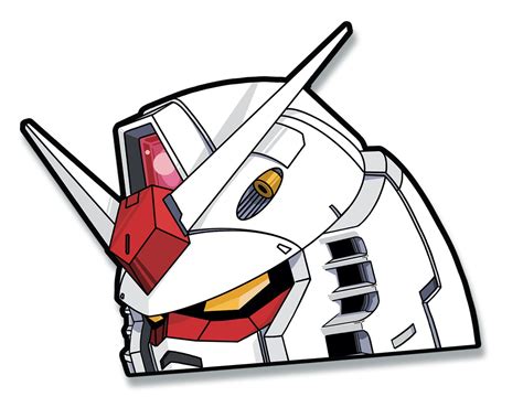 Gundam Rx 78 Peeker Sticker Etsy Canada