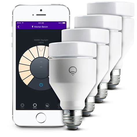 Lifx A19 3rd Generation 4 Pack Lifx Led Light Bulb Lifx Lights