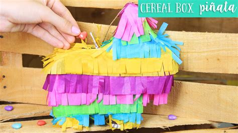 Easy cereal box piñata 5 de Mayo DIY YouTube