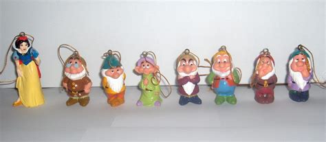 Snow White And Seven Dwarfs Christmas Ornament Set By Disney Grumpy