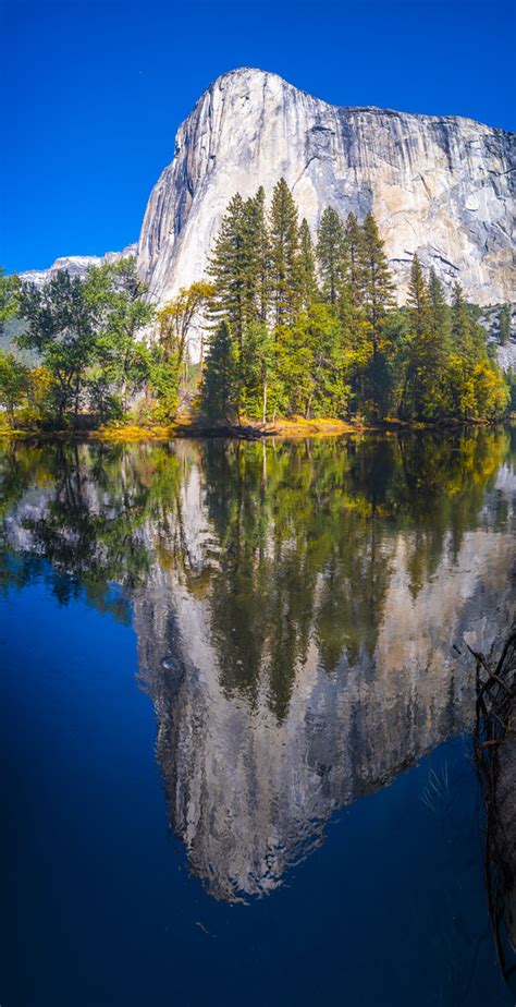 Yosemite El Capitan Reflections Cathedral Beach Merced River Yosemite