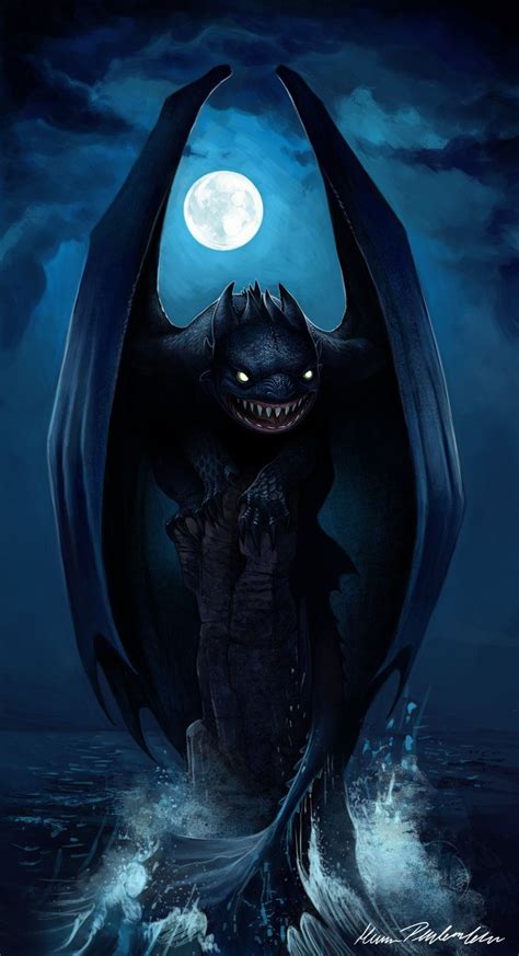 Night Furytoothless From How To Train Your Dragon How Train Your