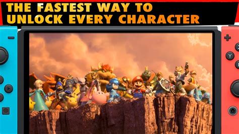 The Fastest Way To Unlock Every Character In Super Smash Brothers
