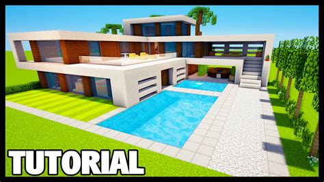Modern House Mansion In Minecraft Minecraft Land