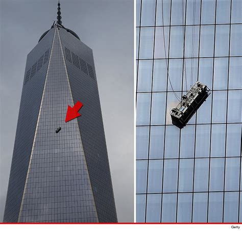 1 World Trade Center Window Washers Dangling 68 Floors Up