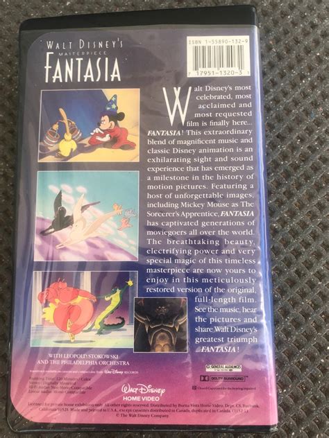 Walt Disneys Masterpiece Fantasia Etsy