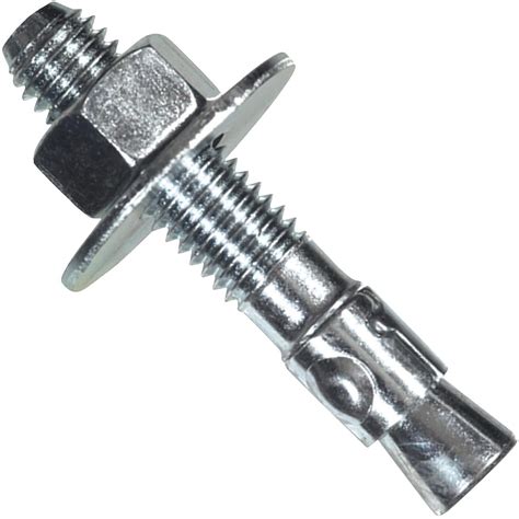 Hillman Power Stud 58 In X 6 In Zinc Plated Wedge Anchor 10 Ct