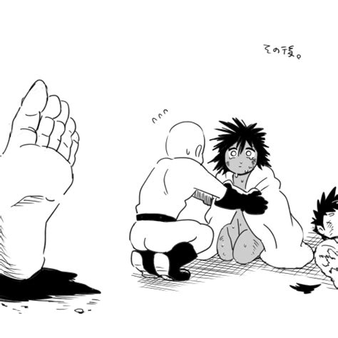 Saitama Suiryuu Snek And Bakuzan One Punch Man Drawn By Cagero