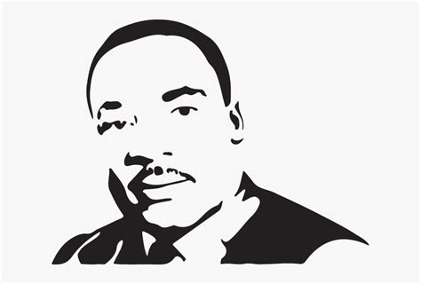 Martin Luther King Jr Silhouette Png News Words