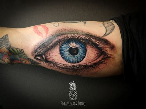 Realistic Eye Tattoo Tattoo Studio