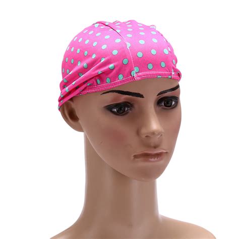 Elastic Swimming Caps Protect Ears Long Hair Soft Bathing Hat Summer