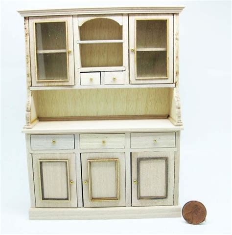 Miniature Dollhouse Unfinished Sideboard In 112 Scale Code Etsy