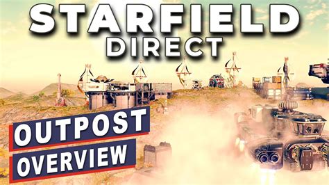 The New Starfield Outpost Overview Youtube