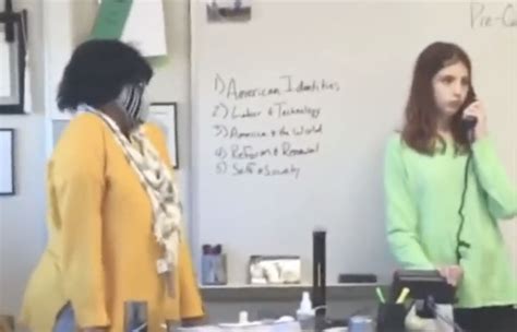 viral video shows spoiled white girl calling mom after slapping teacher ‘she s black and she s