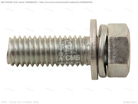 Bolt Washer 8x25 For Cm185t Twinstar 1978 Usa Order At Cmsnl