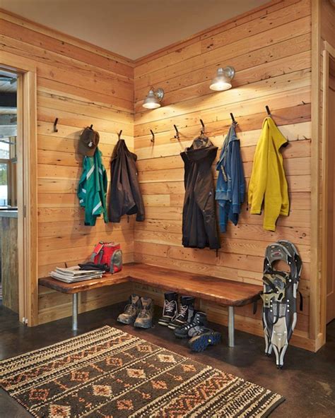 Farmhouse Entryway Mudroom Ideas 6 Home Cabin Interior Vermont House