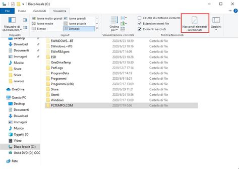 Come Nascondere File E Cartelle Su Windows 10 Pc Tempo