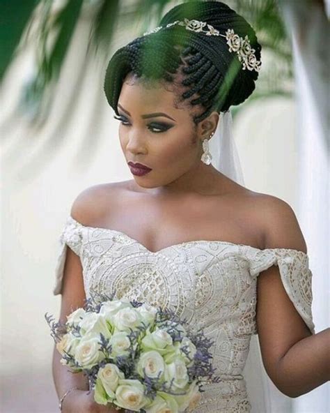100 Romantic Medium Box Braids Designs For You Curly Craze Natural Wedding Hairstyles