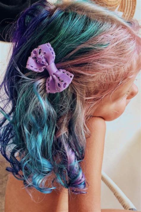 Mermaid Hair Color Kid Hair Styles Kid Hair Color Kids Hair Color