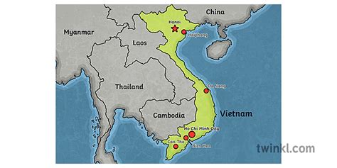 Vietnam City Ks2 Map Year 6 Hass Geography Asia Lekcia 3 Indonézia A Vietnam