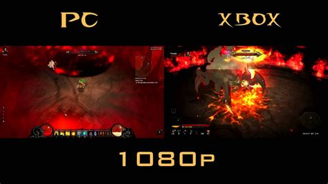 Diablo 3 Xbox 360 Vs Pc Azmodan Comparison Side By Side Youtube
