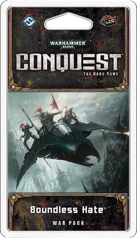 Proporciona una visión común, un orden y una protección óptima de las miniaturas y el material de juego. Warhammer 40,000: Conquest - Odio infinito ~ Juego de mesa ...
