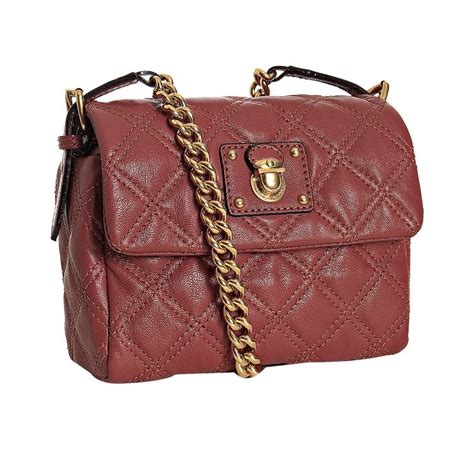 Crossbody bags remove filter type: Lyst - Marc Jacobs Rose Quilted Leather Debbie Crossbody ...