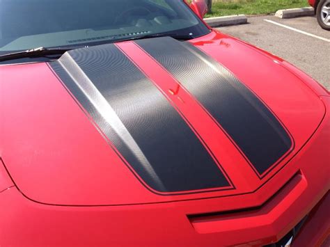 Custom Made Carbon Fiber Vinyl Racing Stripes Designed And Installed