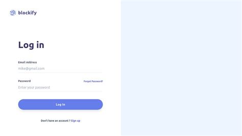 Responsive Login Form Page Built With Tailwind Css