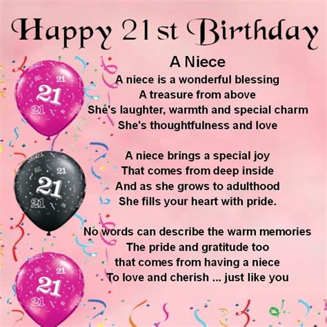 happy 21st birthday quotes for niece