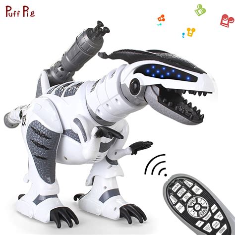 Rc Intelligent Dinosaur Electronic Pets Walking Robot Toy Roaring