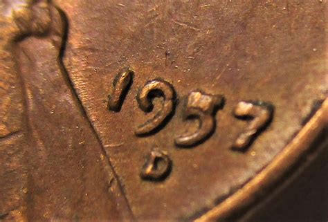 1957 D Error Rare Wheat Penny Error Coin Etsy