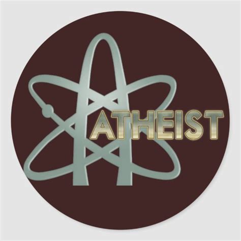 Atheist American Atheist Symbol Stickers Zazzle Atheist Symbol