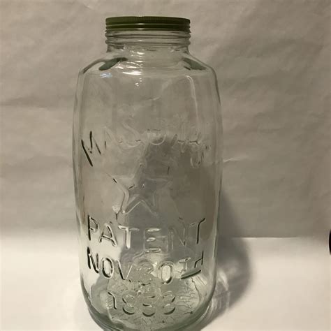 Vintage 10 Gallon Glass Mason Jar | Carol's True Vintage and Antiques