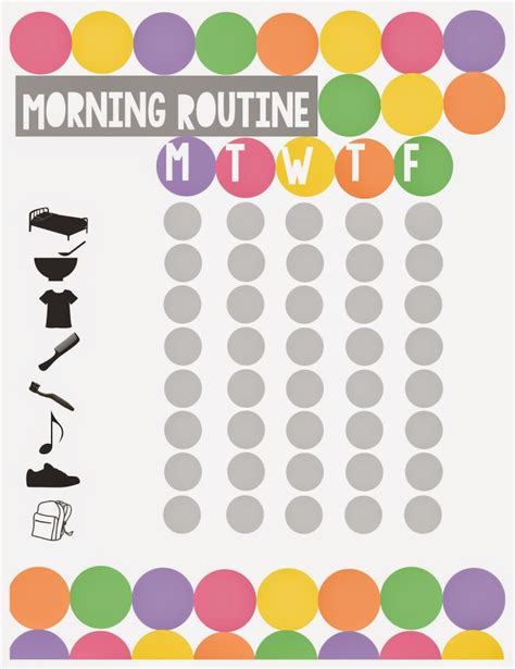 Morning Routine Charts • Make It Perfect