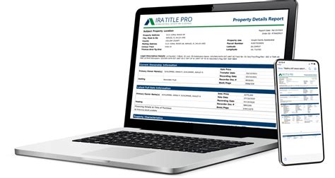 Comprehensive Property Intel Report From Ira Title Pro
