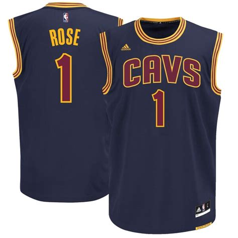 Available in a range of colours and styles for men, women, and everyone. Men's Cleveland Cavaliers Derrick Rose adidas Navy Replica ...